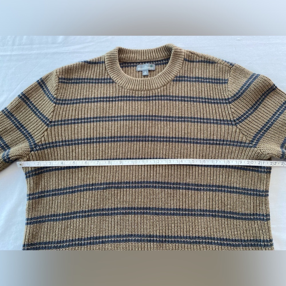 L.L.Bean Signature 100% Cotton Knit Sweater. Size medium. - Picture 5 of 9
